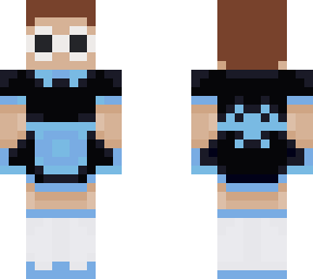 georgenotfound in a maid dress