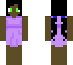 girl in purple dress