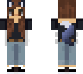 girl with ears and tail