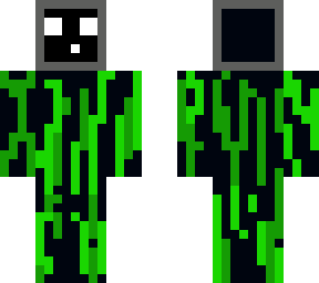 glitched slime green