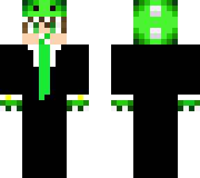 green dino business man onesei