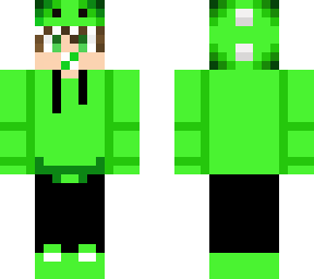 green dino with stille