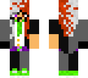 half enderman half human redhead female