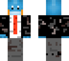 mudkip in a suit