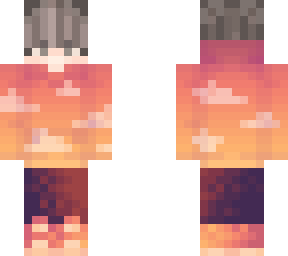 orange clouds