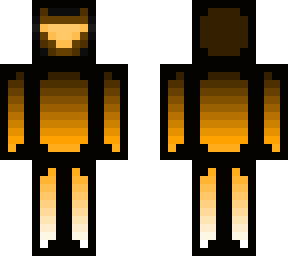 orange gradient person