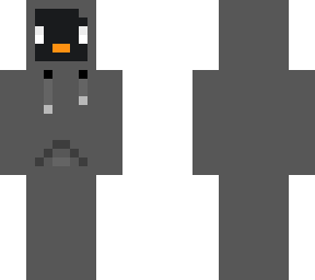 penguin in hoodie