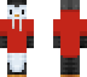 penguin with hoodie