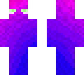 pink blue enderman cute
