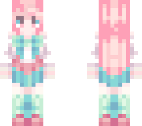 pink haired girl