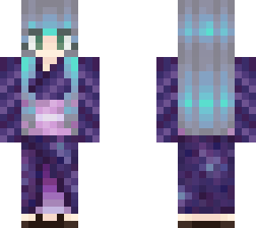 purple bangs