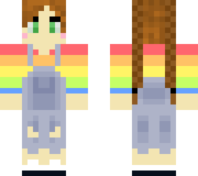 rainbow overalls