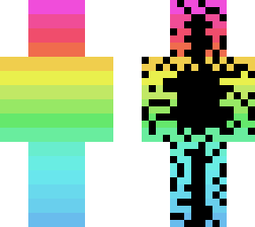 rainbow paint splatter