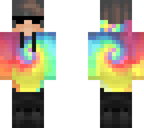 rainbow skin with shades