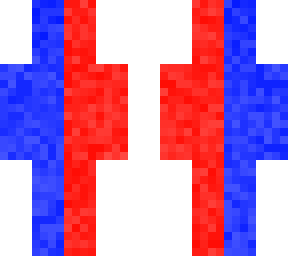 red & blue
