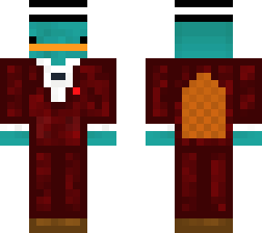 red suit perry