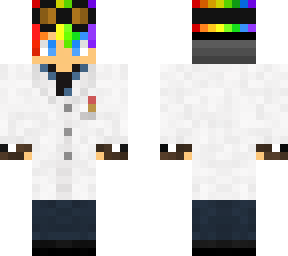 science hunter with goggles