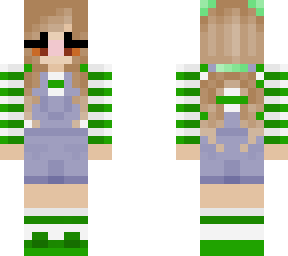 stripey overalls