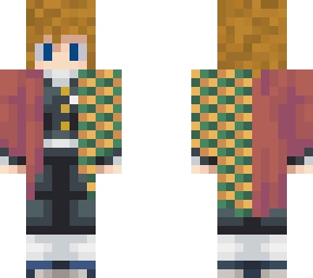 tomioka with brown hair