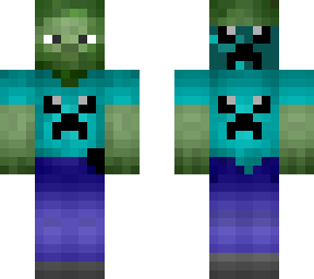 zombie with creeper shirt