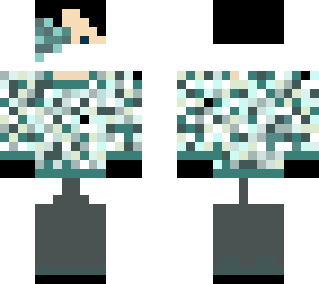 a dude with pixel clothes