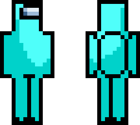 among us cyan crewmate