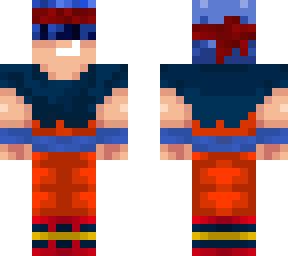 ballisticjohnny and goku (shirt off)