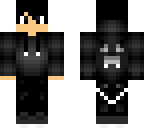 black hoodie boy