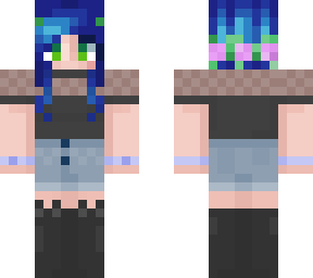 blu w flower crown