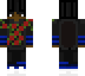 blue & black
