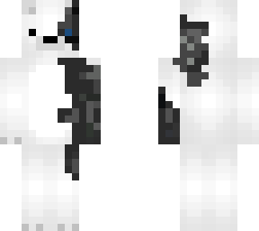 blue cyborg polar bear