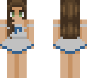 blue dress