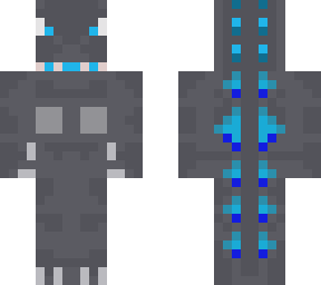 blue mecha godzilla