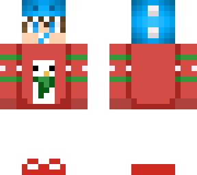 blue santa dino