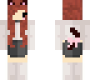 brown hair cat girl outfit