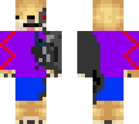cyborg doggy with shirt and pants