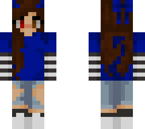 devil girl blue