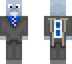 dolphin in a suit?