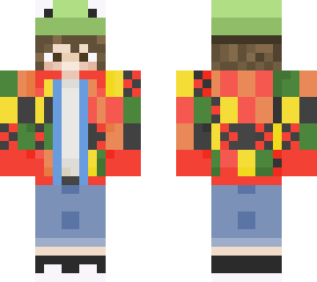 frog girl with harry styles's cardigan