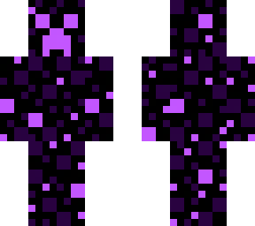 glitch creeper (purple pixel special effects)