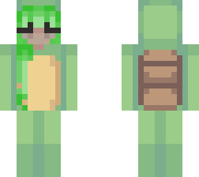 green hair turtle