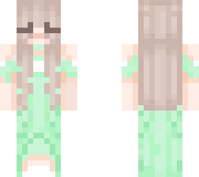 green wedding dress