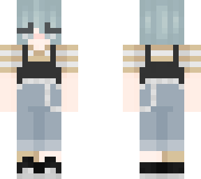 light gray/blue hair