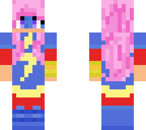 ms marvel with pink hair thingy