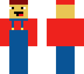 noob vestido de mario