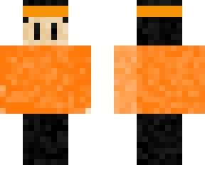 orange headband man