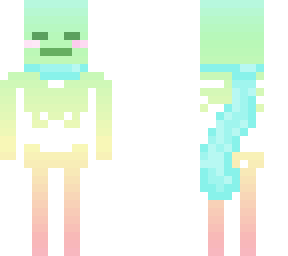 pastel rainbow skelton