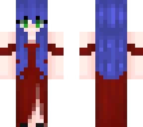phantom in red dress
