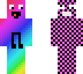 rainbow two sided person