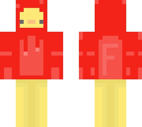 red hoodie duck